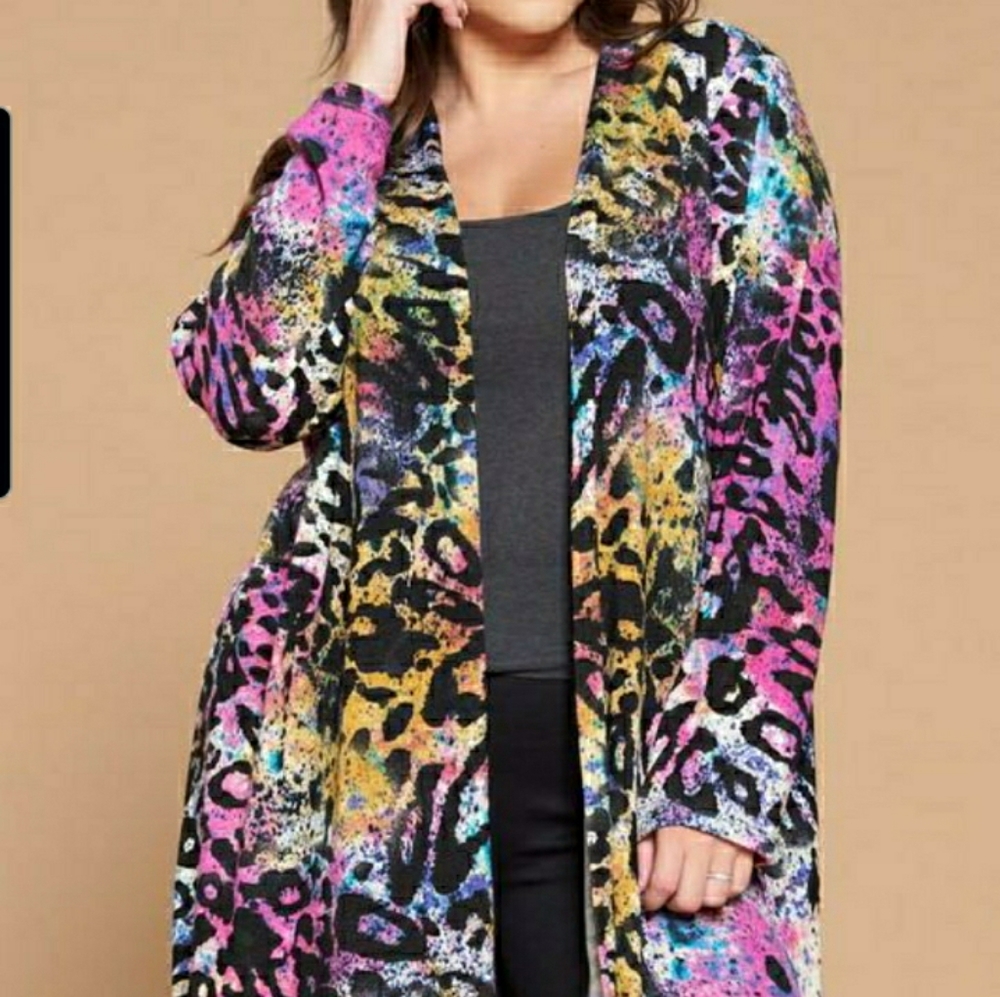 Sassy Leopard Print Cardigan